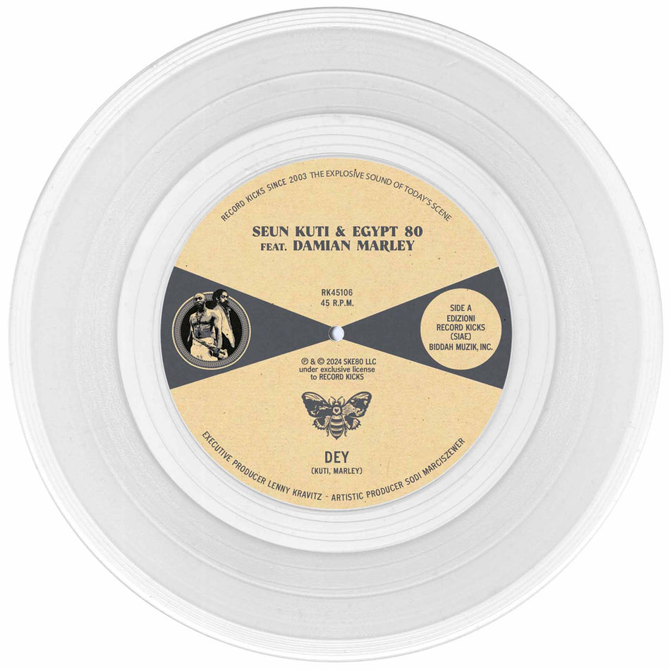 Dey + Dey (Instrumental) - Vinyle Transparent - Front Cover