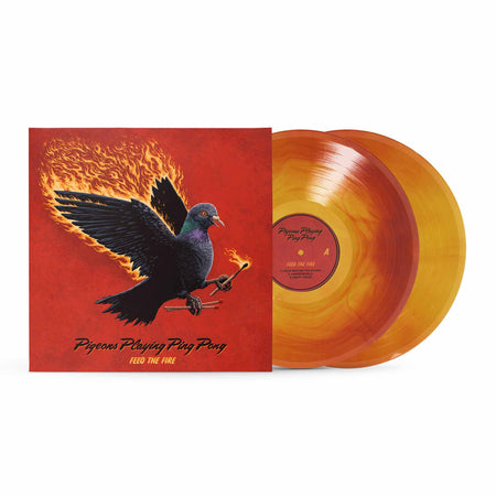 Feed The Fire - Vinyle Rouge Et Jaune - Front Cover