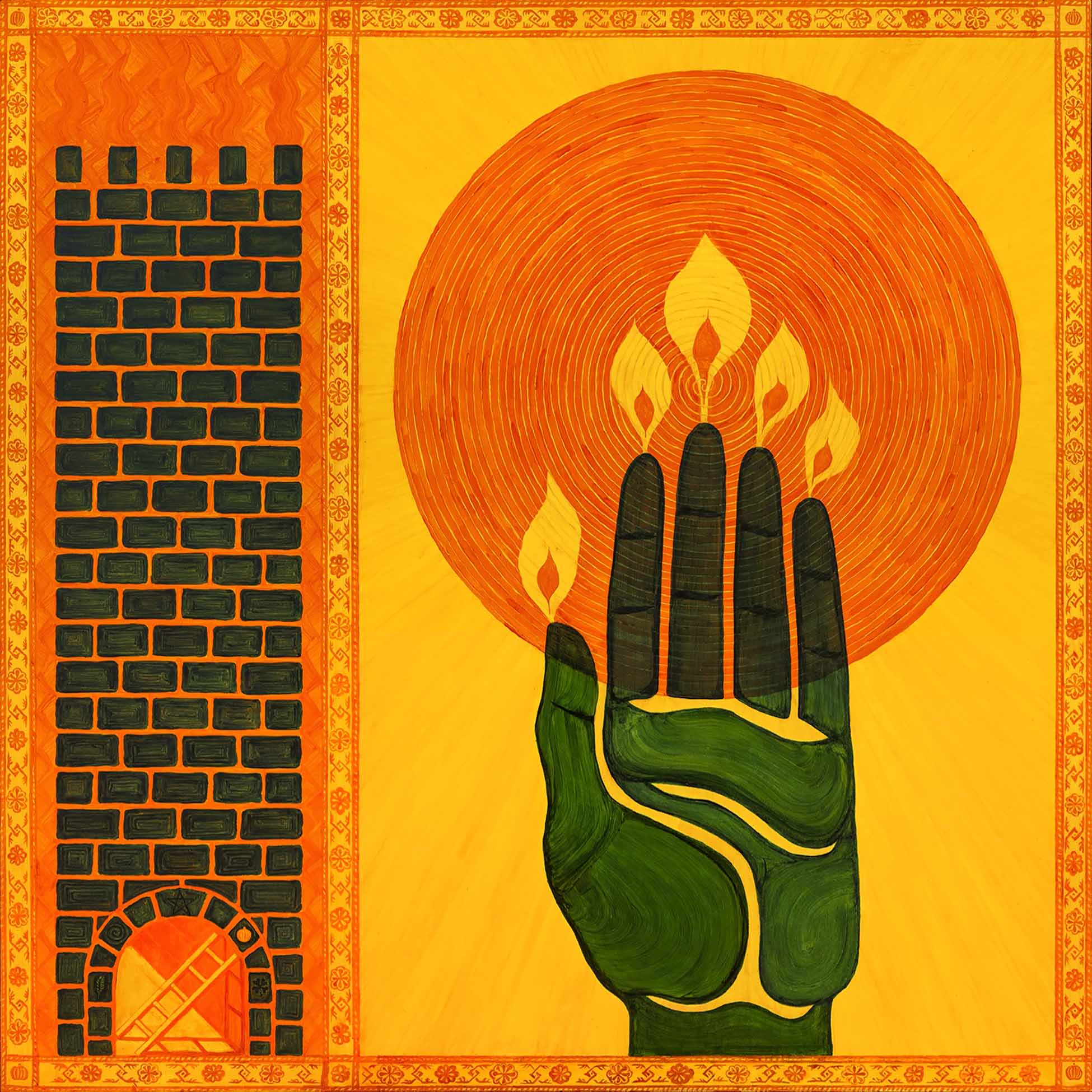 Highswallow & Supermoon Dogs - Vinyle Vert Et Orange - Front Cover