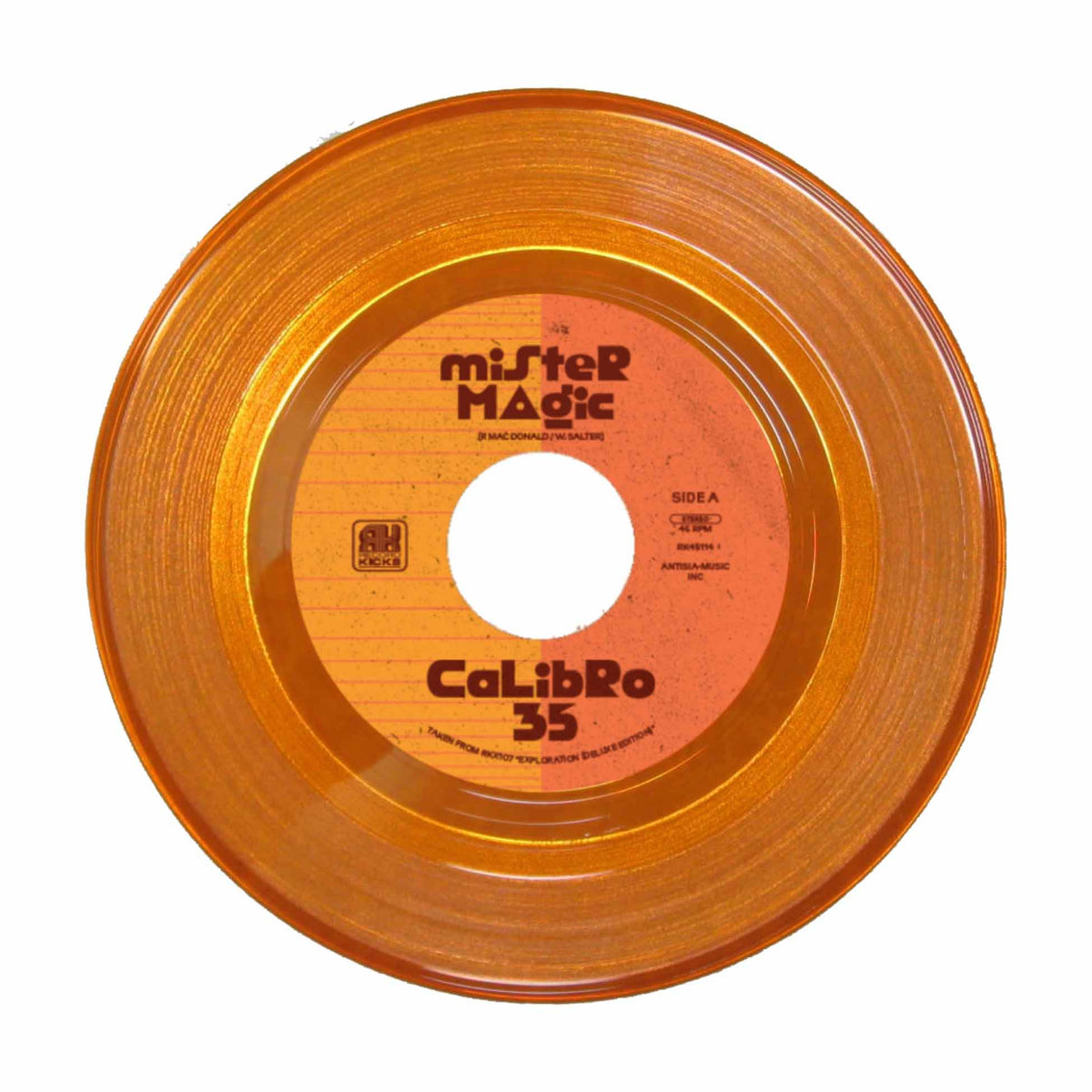 Mister Magic + Vitamin C - Vinyle Orange Transparent - Front Cover