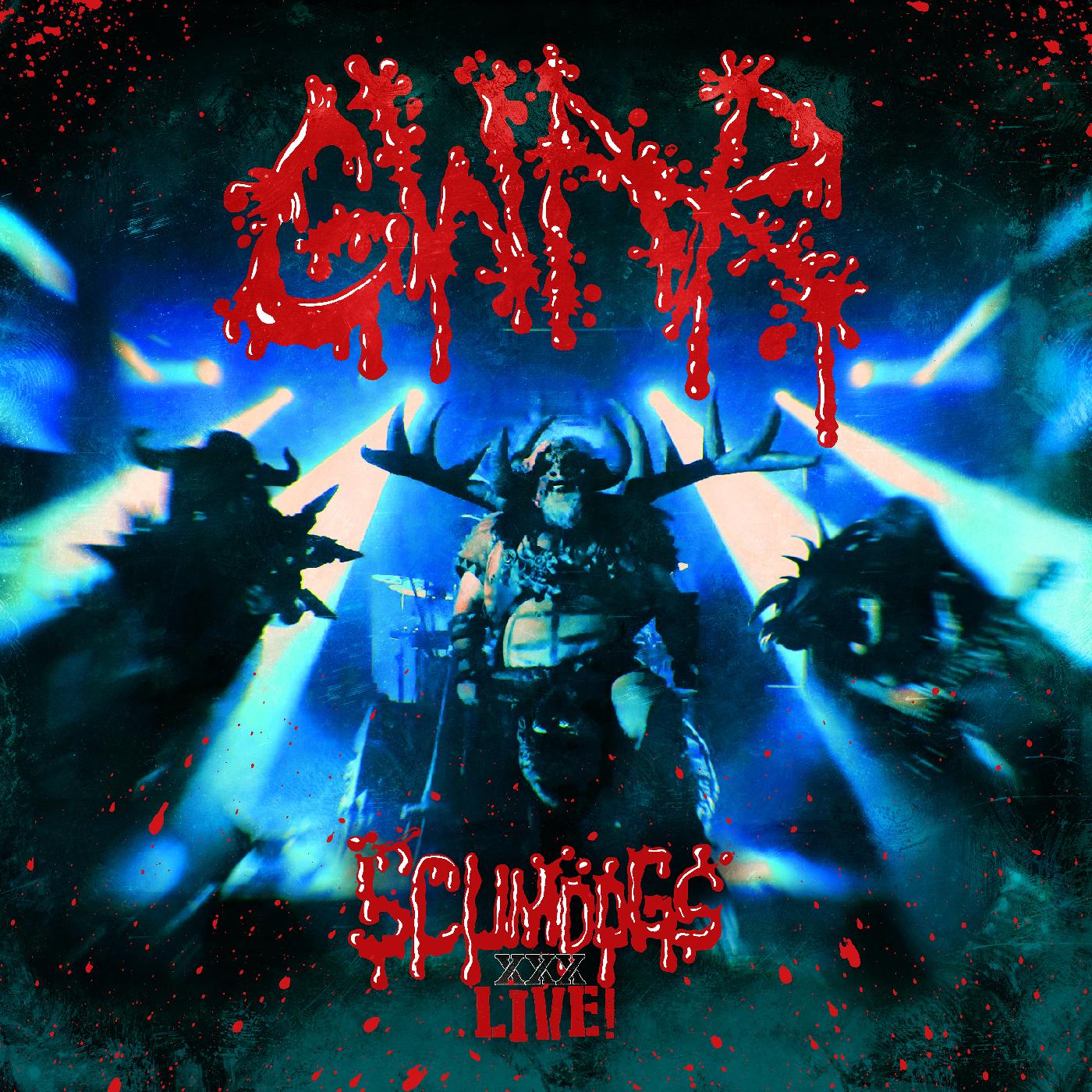 SCUMDOGS XXX LIVE/VINYLE BLEU MARBRE/GATEFOLD - Front Cover