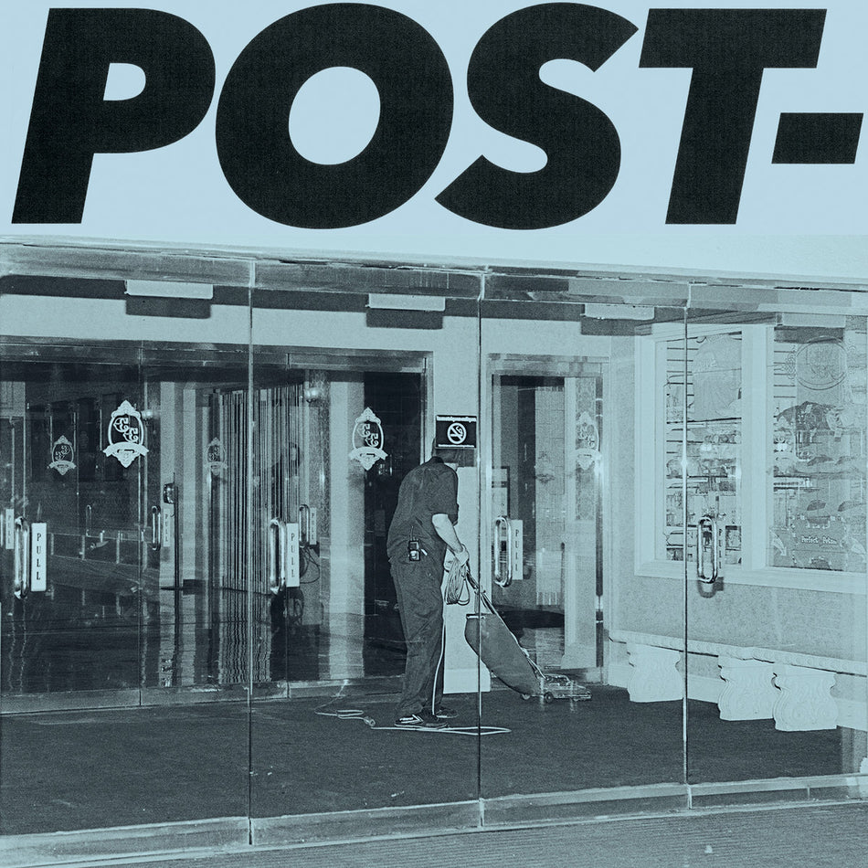 Post/Clear With Black, White & Blue Splatter Vinyl - Front Cover