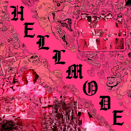 Hellmode/Clear With black, White & Pink Splatter Vinyl - Front Cover
