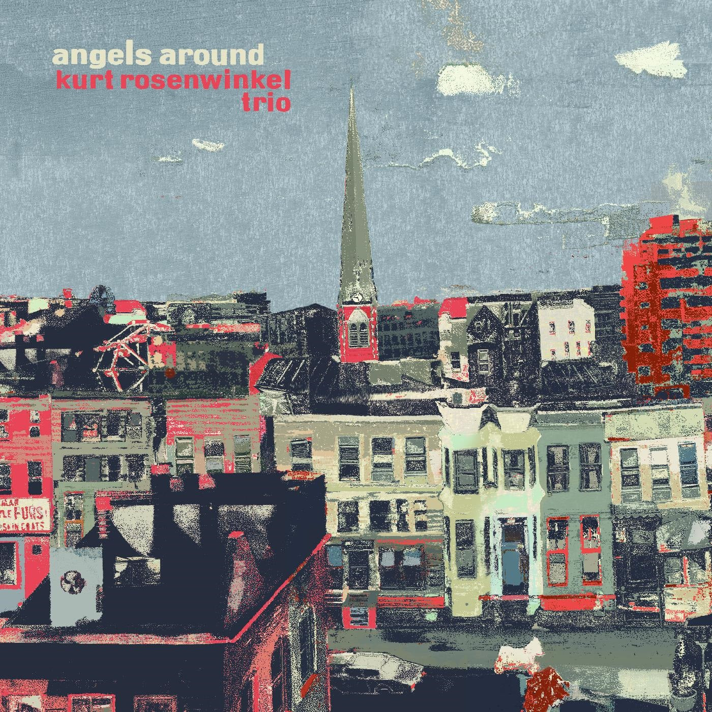 ANGELS AROUND/VINYLE COULEUR - Front Cover