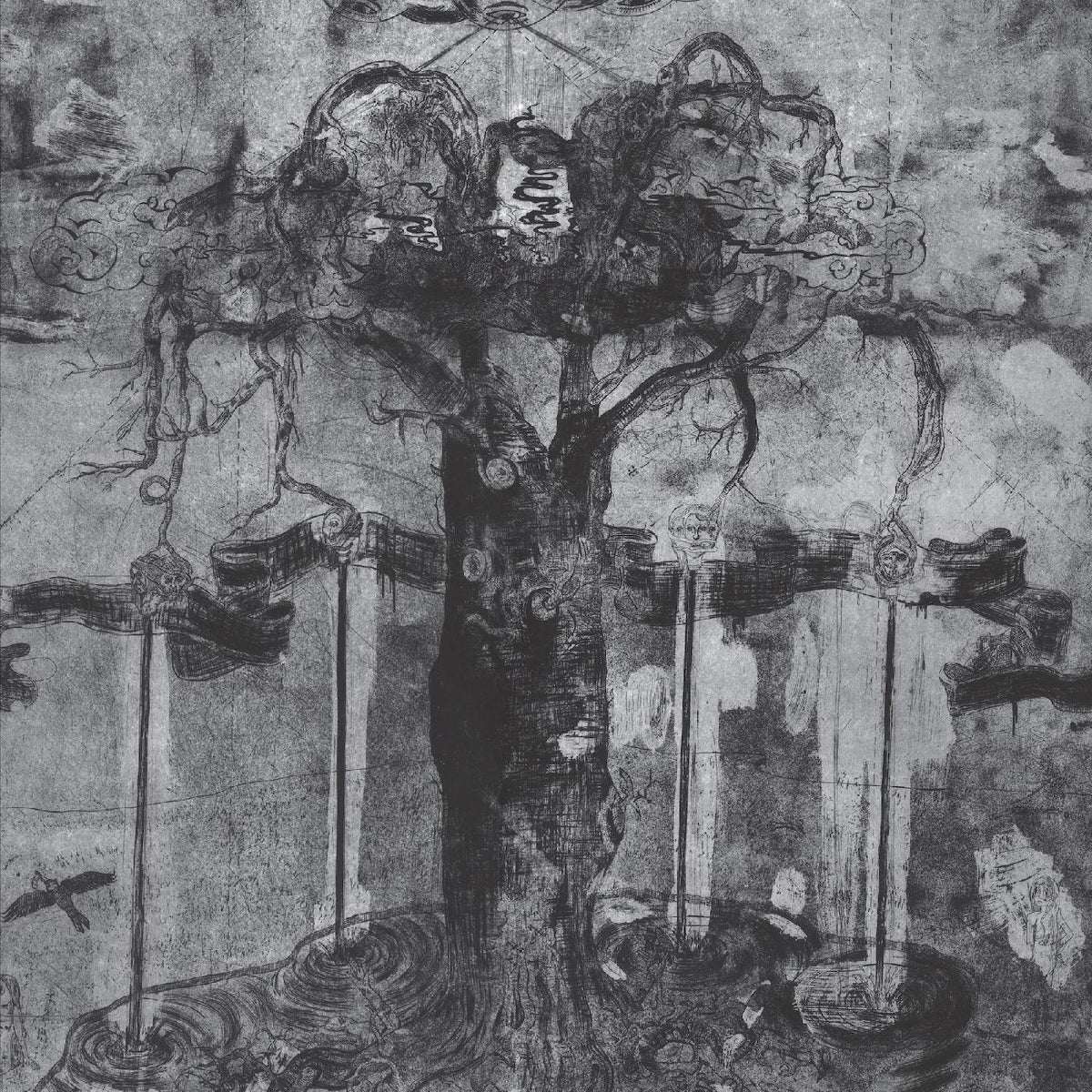CHURNING BLUE OF NOON - Front Cover