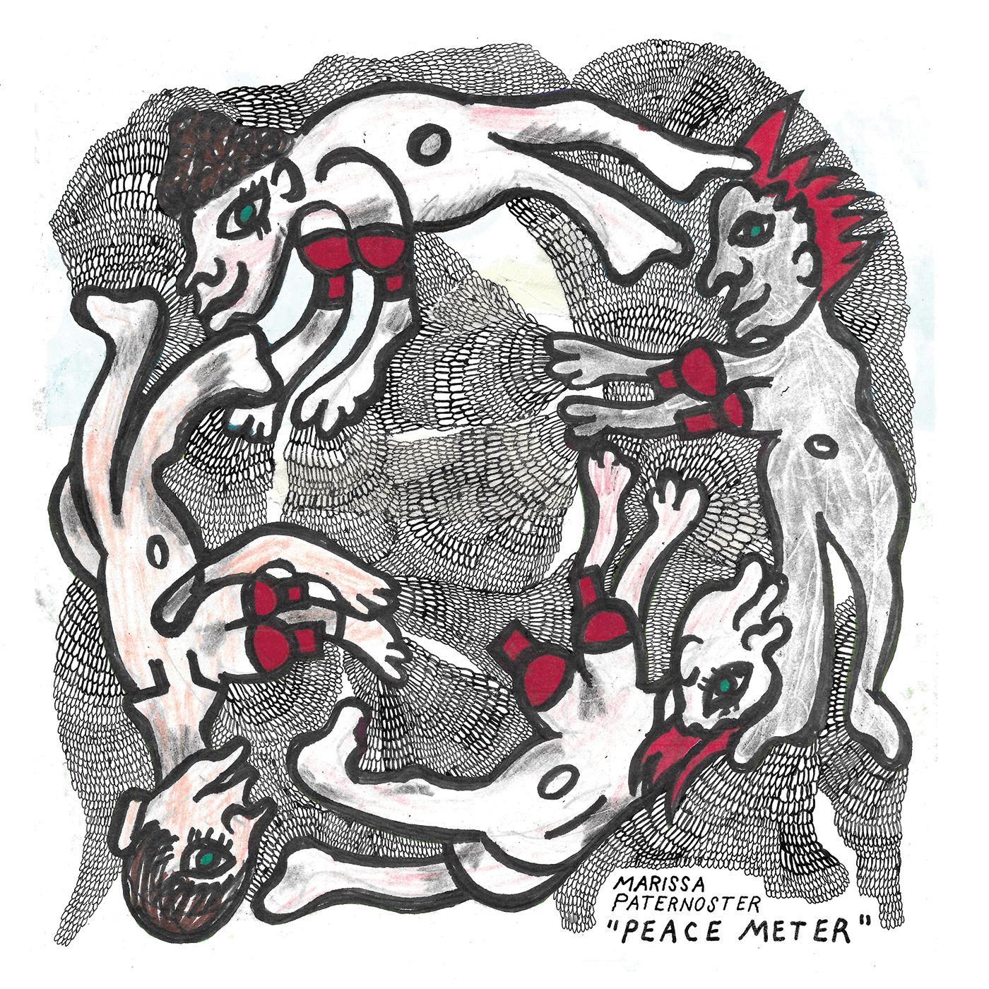 PEACE METER/VINYLE COULEUR RUBIS - Front Cover