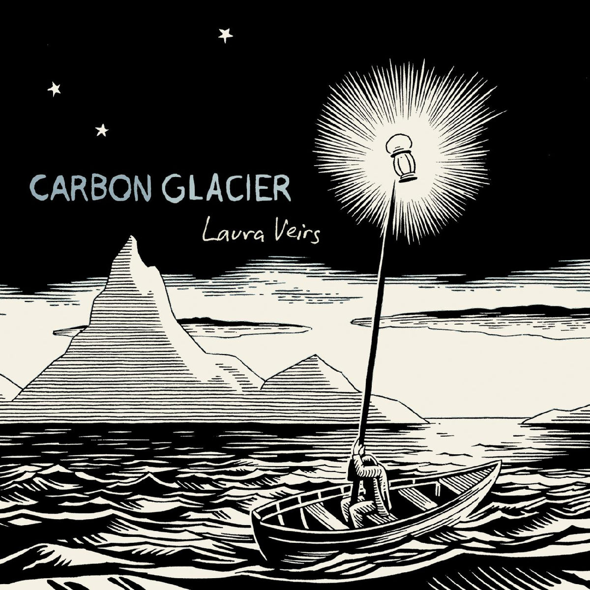 CARBON GLACIER/CLEAR AND BLACK SWIRL VINYL - Front Cover