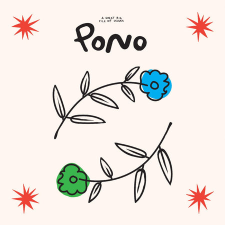 PONO/VINYLE BLANC VERT ET BLEU - Front Cover