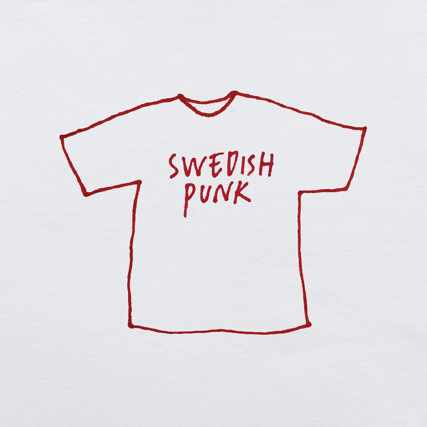 SWEDISH PUNK/VINYLE ROUGE - Front Cover