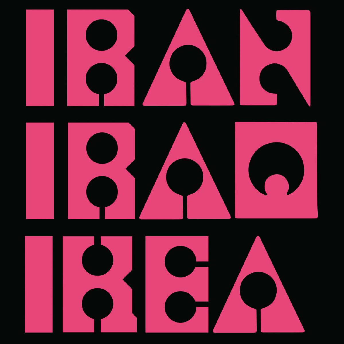 IRAN IRAQ IKEA/VINYLE ROSE - Front Cover