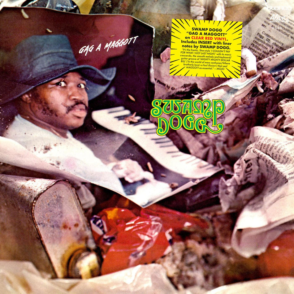 GAG A MAGGOTT/VINYLE ROUGE TRANSPARENT - Front Cover