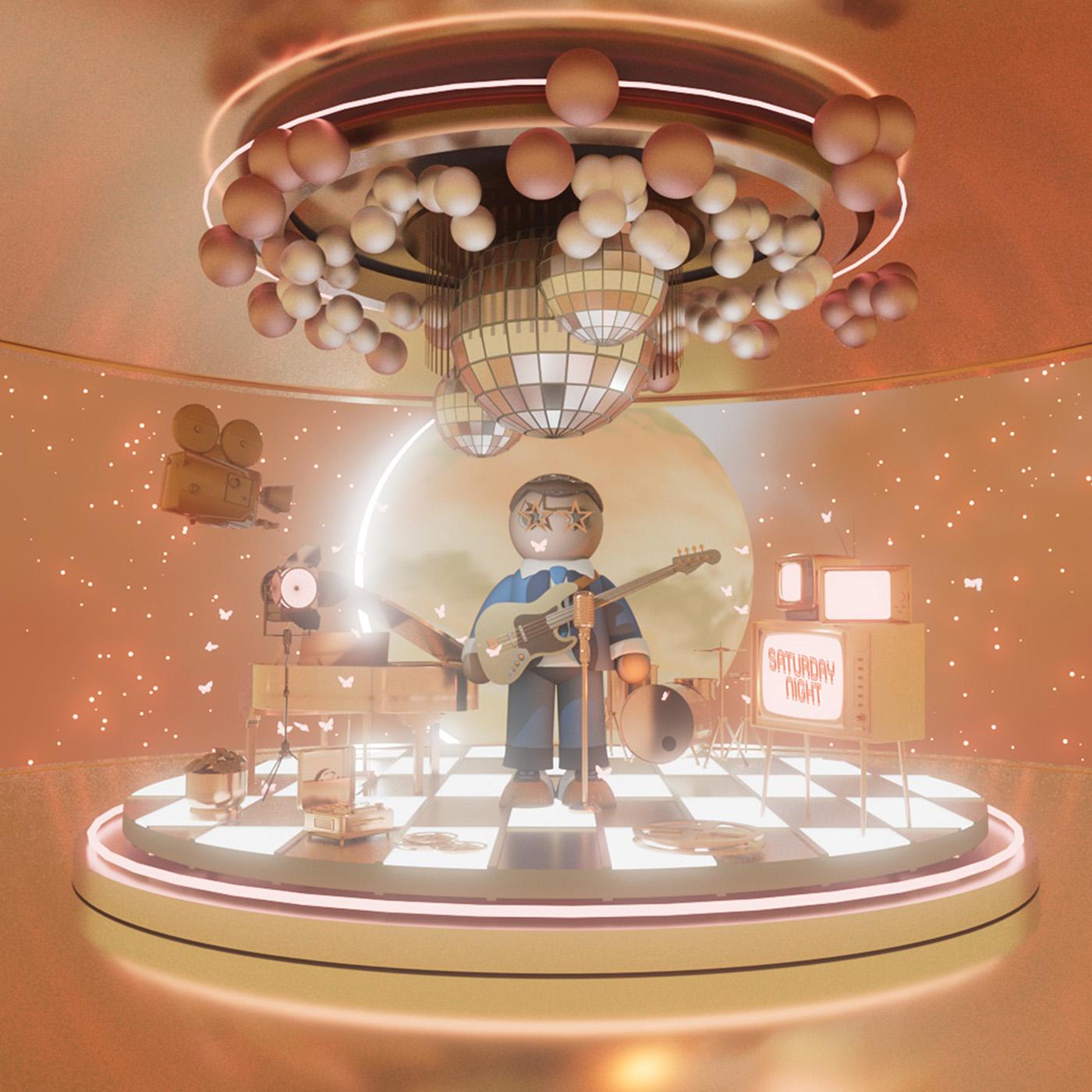 SATURDAY NIGHT/VINYLE COULEUR OR - Front Cover