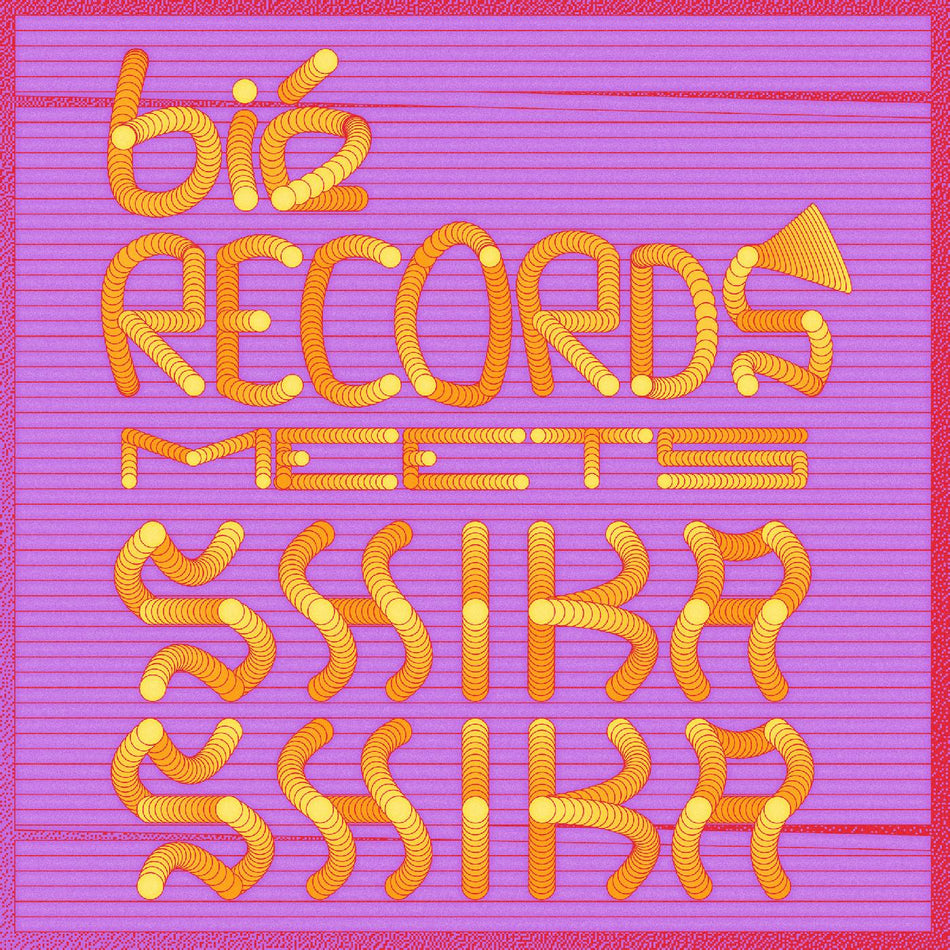 BIE RECORDS MEETS SHIKA SHIKA/VINYLE ROUGE TRANSPARENT 180GR - Front Cover