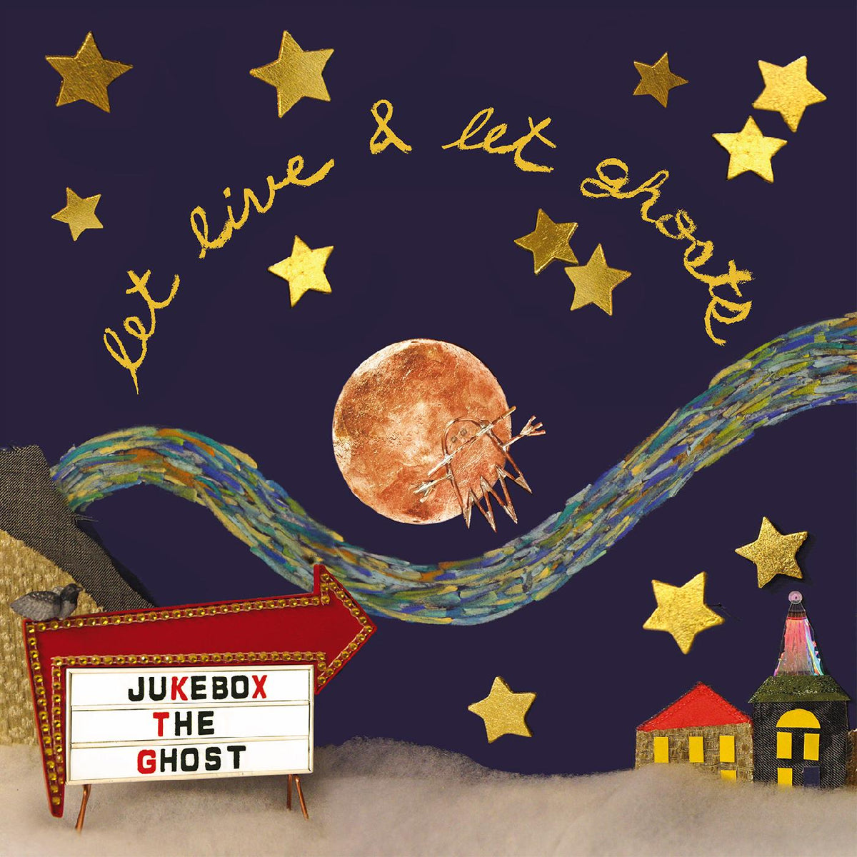 LET LIVE AND LET GHOSTS/VINYLE COULEUR LUNE - Front Cover