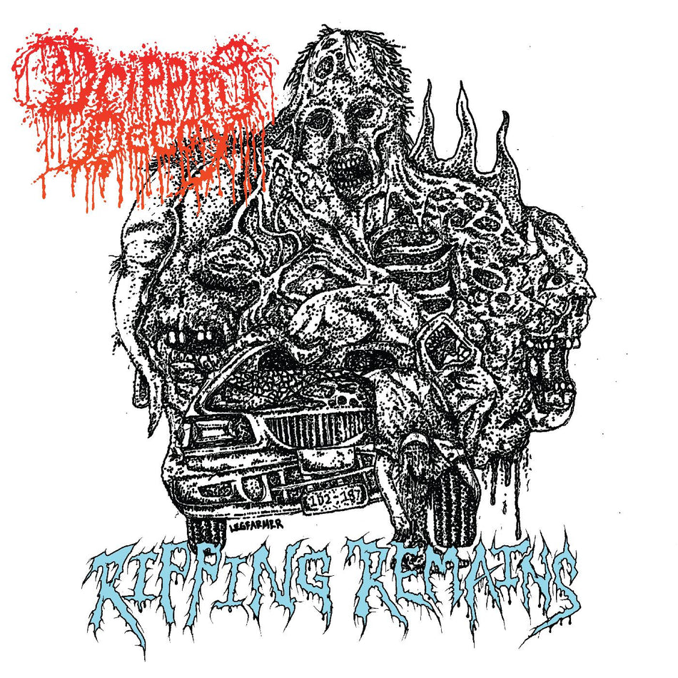 RIPPING REMAINS/VINYLE JAUNE ET VERT CITRON - Front Cover