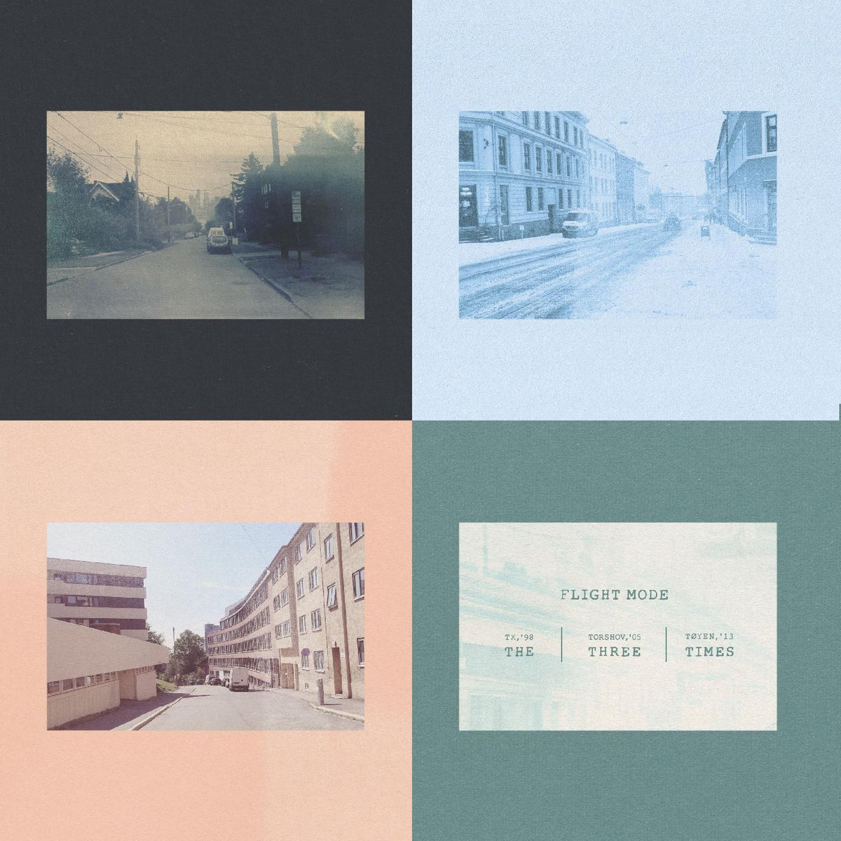 THREE TIMES/VINYLE NOIR - Front Cover