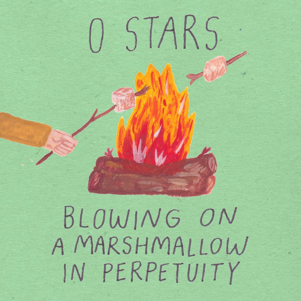 BLOWING ON A MARSHMALLOW IN PERPETUITY - Front Cover