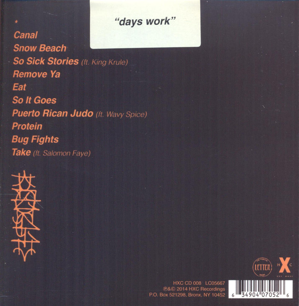 SO IT GOES - Back Cover