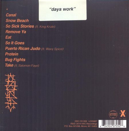 SO IT GOES - Back Cover