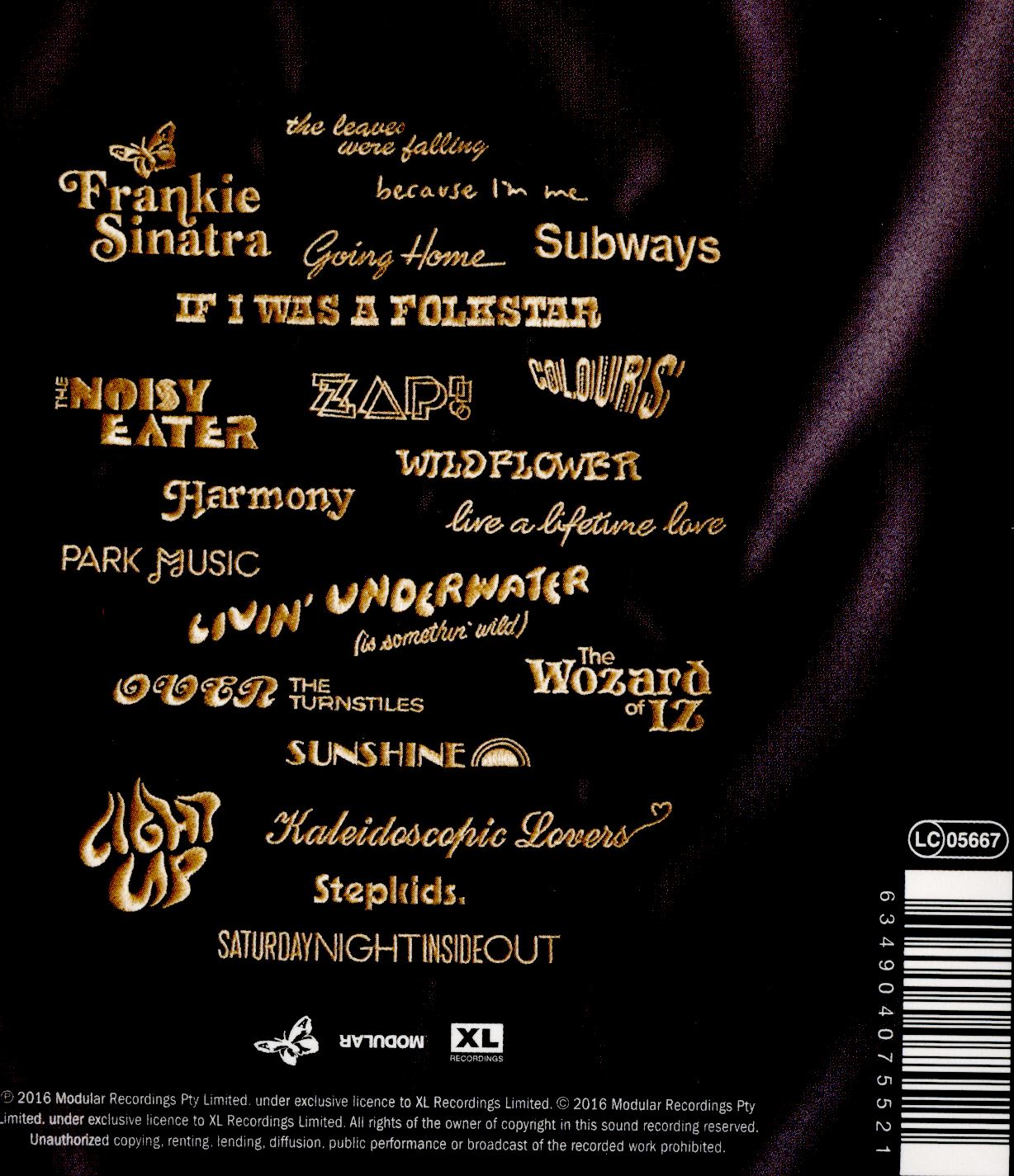 WILDFLOWER - Back Cover