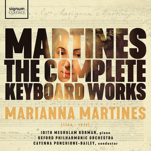 Martines, Marianna : Intégrale des Oeuvres pour clavier - Front Cover
