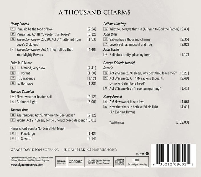 A Thousand Charms / Grace Davidson - Front Cover