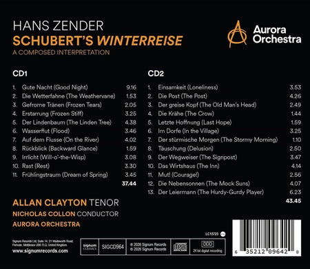 Schubert's Winterreise - A Composed Interpretation - Front Cover