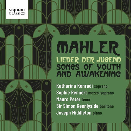 Mahler : Lieder Der Jugend Songs Of Youth And Awakening - Front Cover