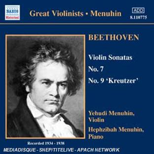 Sonates pour violon N°7 à N°9 - Front Cover