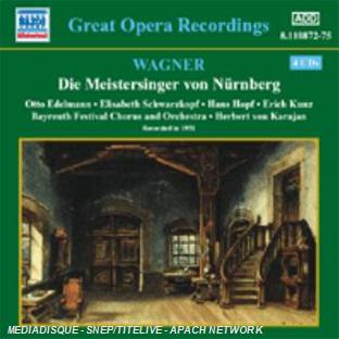 Les Maitres chanteurs de Nuremberg - Front Cover
