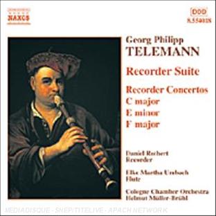 Concertos pour flûte à bec - Front Cover