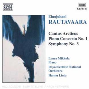 Cantus arcticus  - Concerto pour piano N°1 - Symphonie N°3 - Front Cover