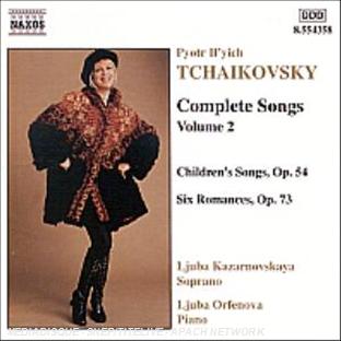 Intégrale des mélodies pour enfants, opus 54 - 6 Romances, opus73 - Front Cover