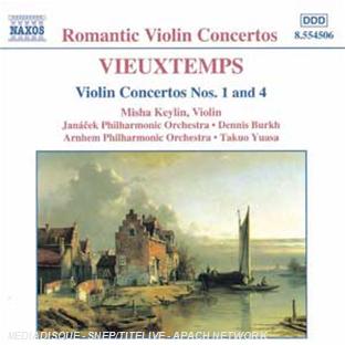 Concertos pour violon N° 1 & N° 4 - Front Cover