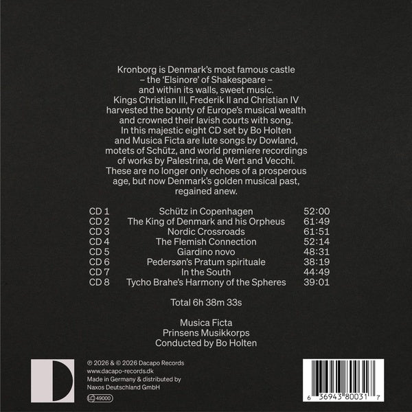 The Kronborg Collection – Music in Denmark 1550–1650 - Front Cover