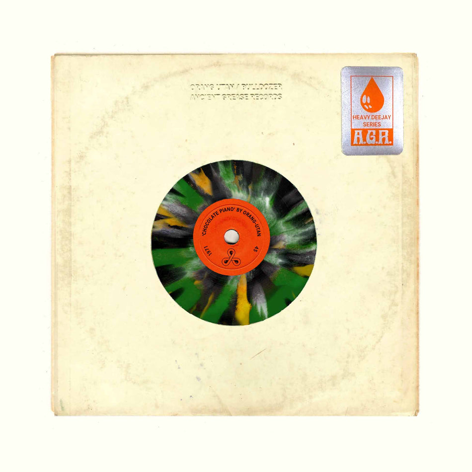 Chocolate Piano + Gallows Hills (Heavy Dj Split 7 Series) - Vinyle Splatter Noir, Blanc, Vert - Front Cover