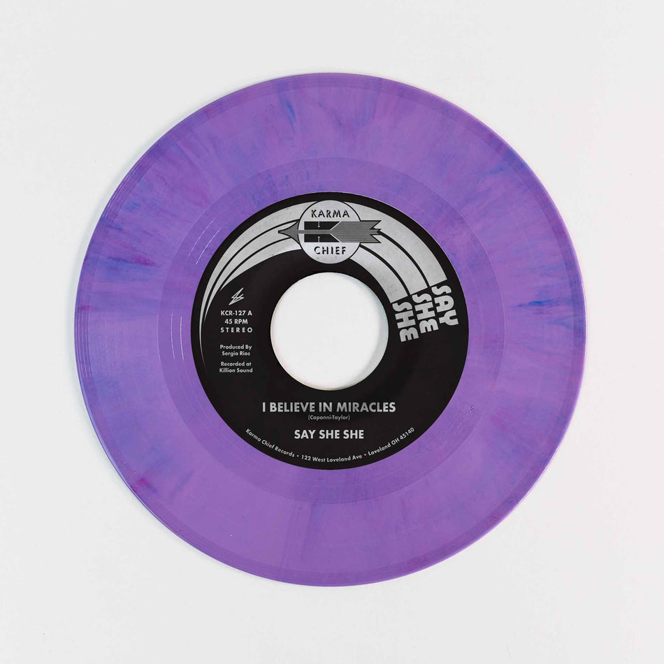 I Believe In Miracles + C'Est Si Bon - Vinyle Swirl Violet - Front Cover