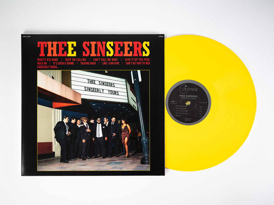 Sinseerly Yours - Vinyle Jaune - Front Cover