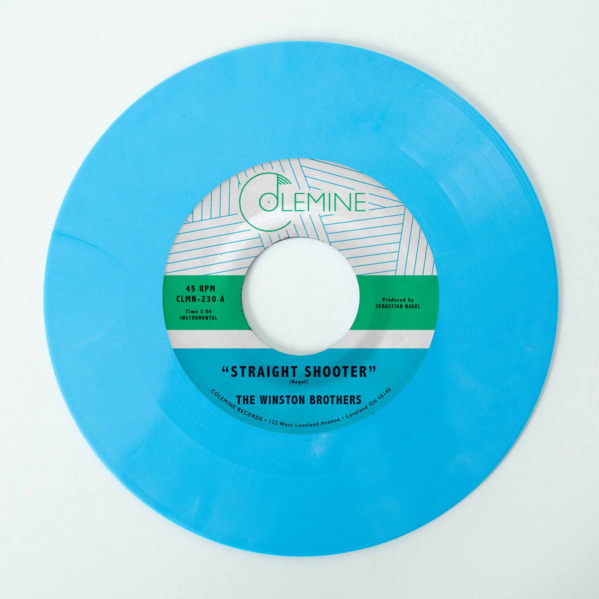 Straight Shooter + Island Travel - Vinyle Bleu - Front Cover