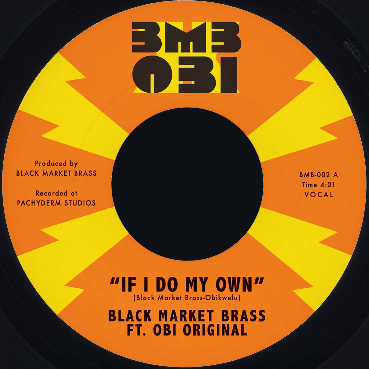 If I Do My Own + I No Be (Colonizer) - Vinyle Couleur Aleatoire - Front Cover