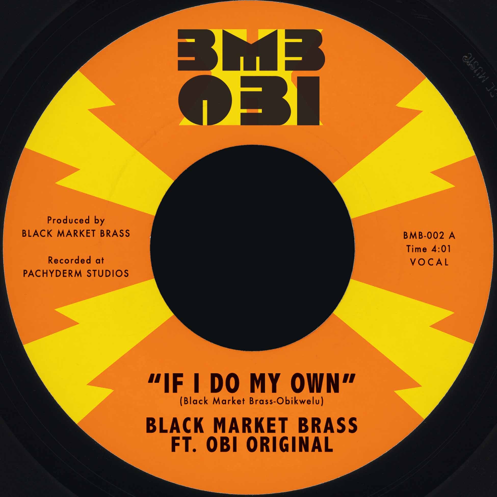 If I Do My Own + I No Be (Colonizer) - Vinyle Couleur Aleatoire - Front Cover
