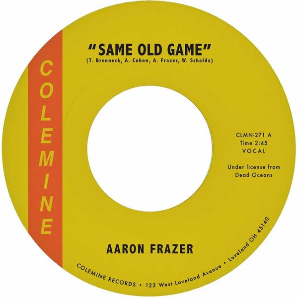Same Old Game / Let Your Love Grow Vinyle Rouge - Front Cover