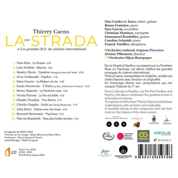 La Strada Les grandes B.O. du cinéma international - Front Cover