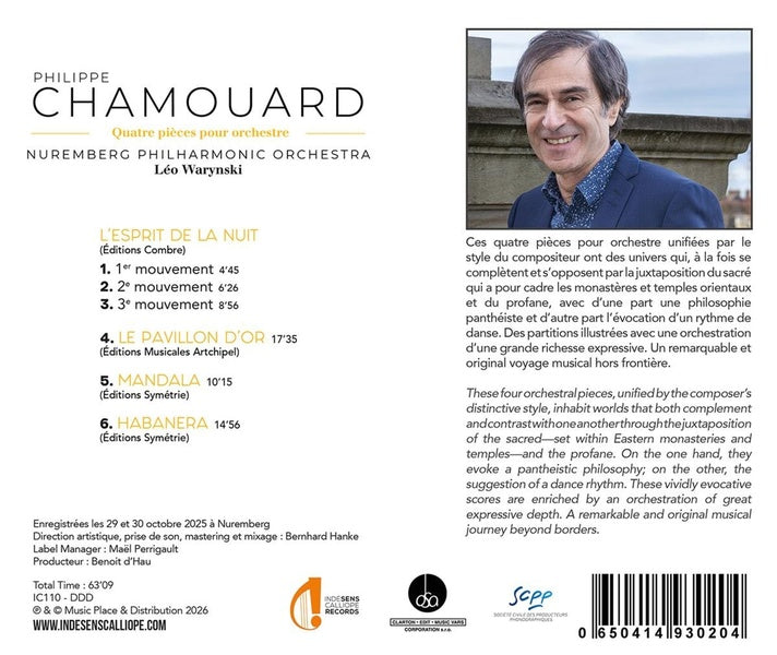 Quatre pièces pour orchestre / Esprit de la nuit / Pavillon d’or - Front Cover