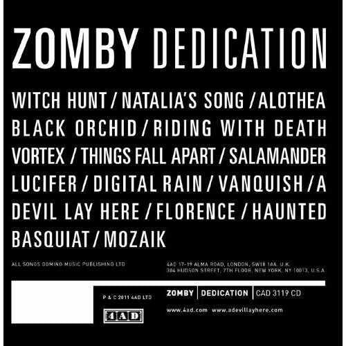 DEDICATION - Front Cover