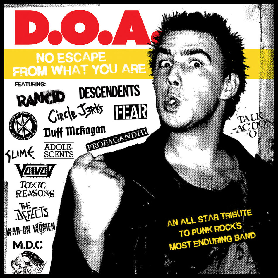 DOA - No Escape From What You Are/Red Color Vinyl - Front Cover