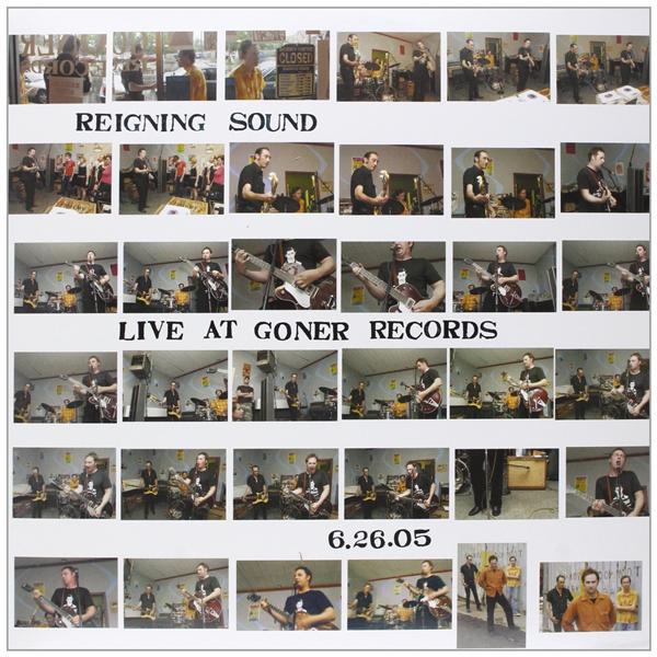 Live At Goner Records - Front Cover