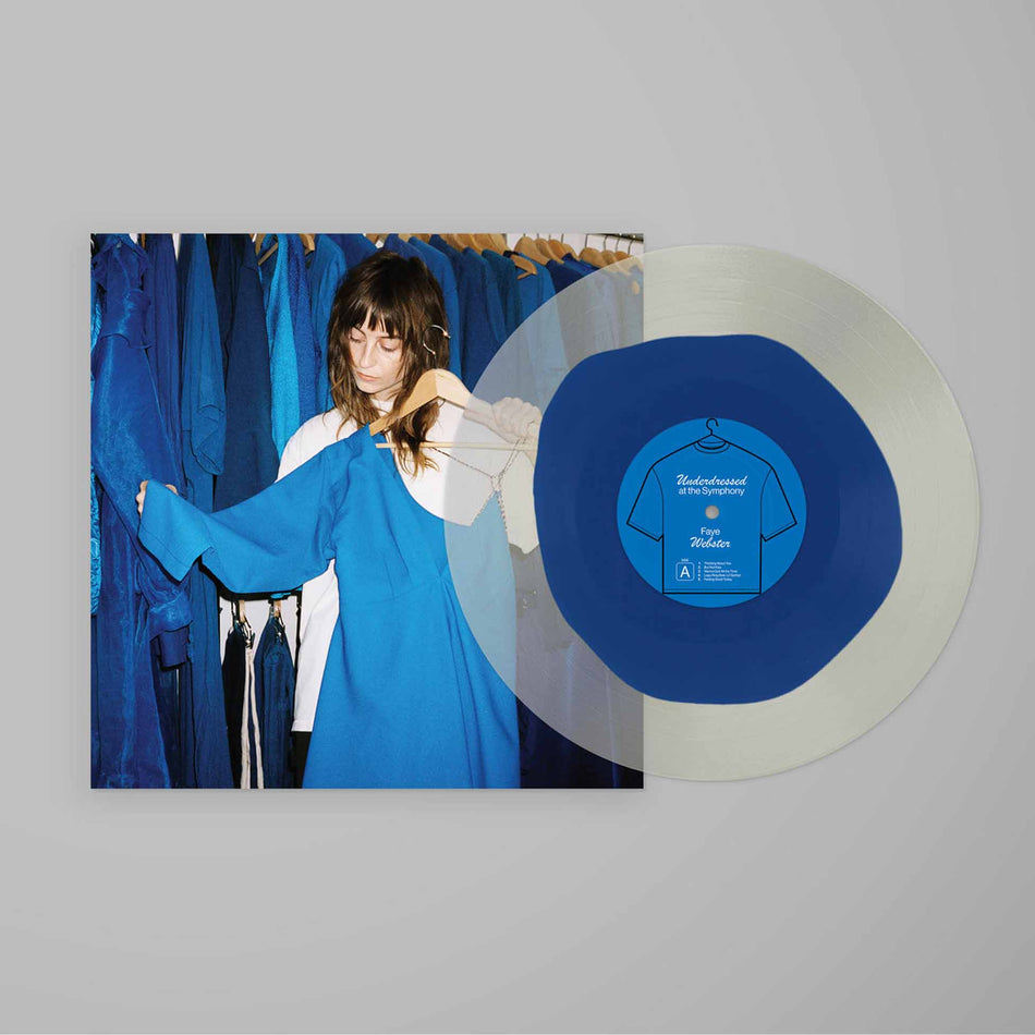Underdressed At The Symphony - Vinyle Transparent Coeur Bleu - Front Cover