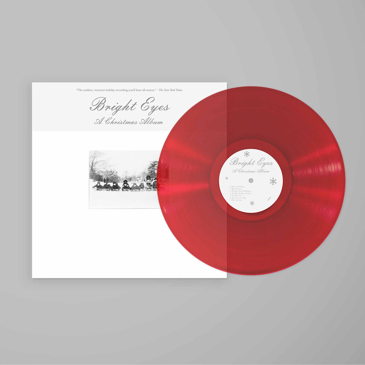 A Christmas Album - Vinyle Rouge Translucide - Front Cover