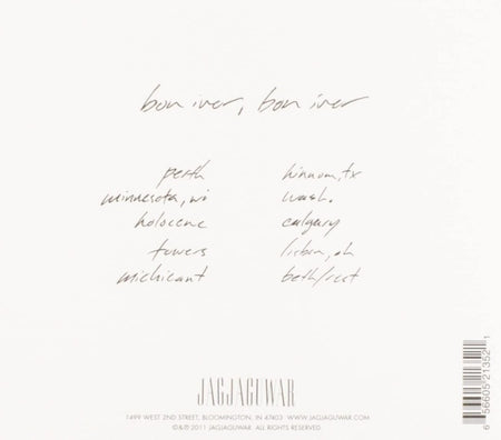 Bon iver - Front Cover